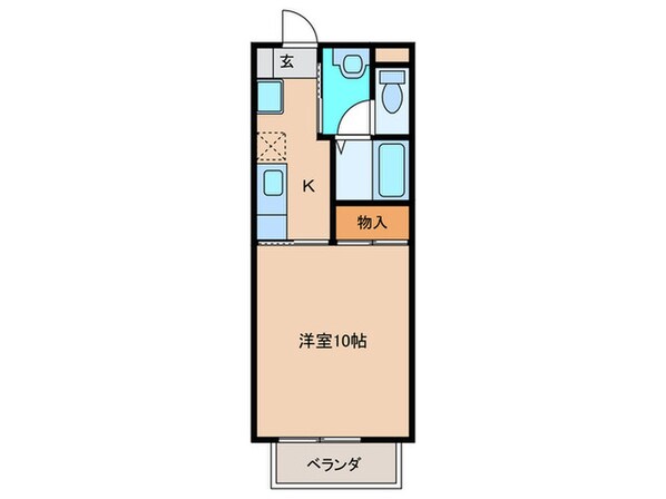 風見鶏　Ⅰの物件間取画像